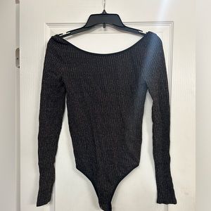 Body suite black with gold specs